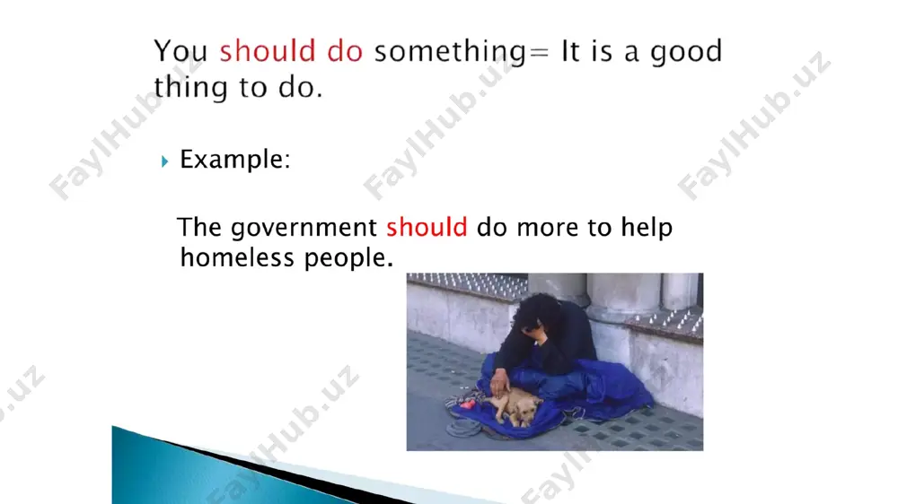 modal verbs. should, shouldn’t - Page 5