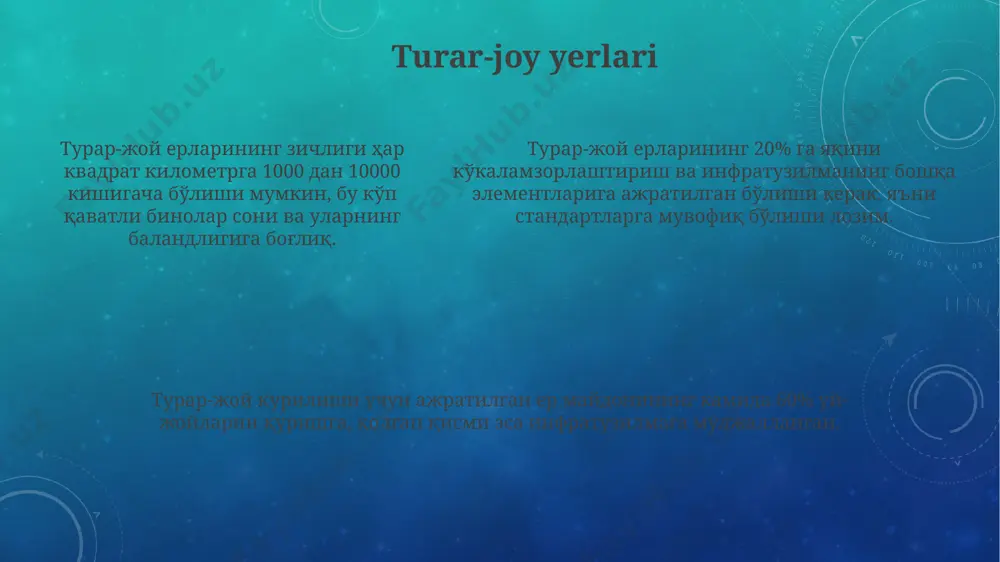 isitiladigon yer turlari haqida taqdimot - Page 5