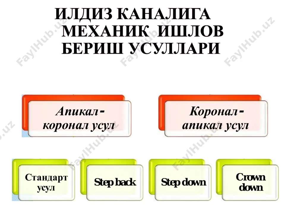 ildiz kanalini apikal-koronar va koronar apikal kengaytirish usullari - Page 2