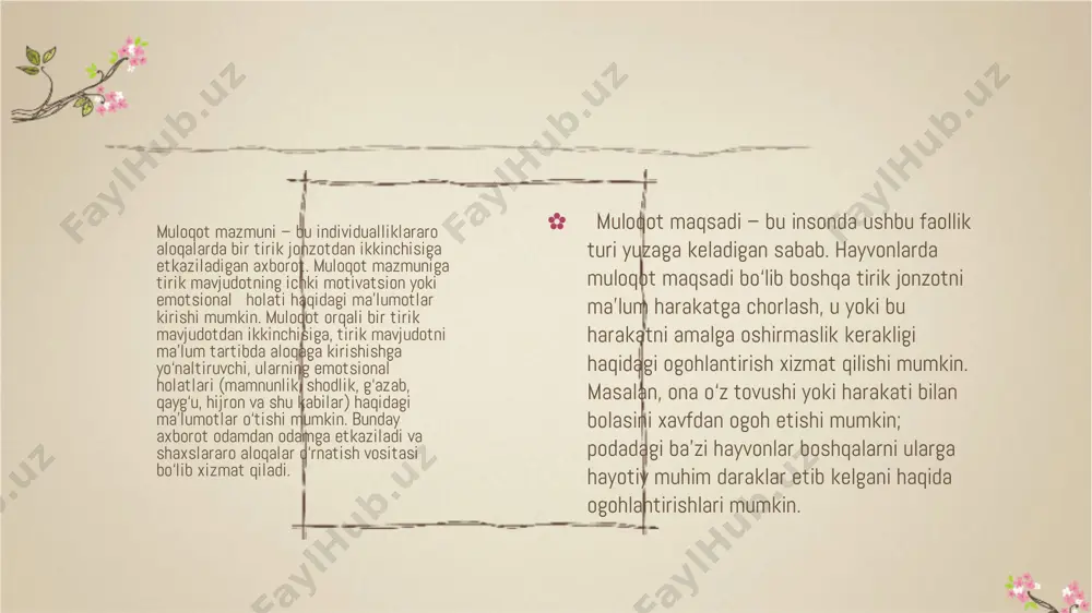 ikki qirraning qanchalik o’zaro mosligi, bir-birini to’ldirishiga bog’liq ekan. noto’g’ri tasavvurlardan biri shuki, odamni muomala yoki muloqotga o’rgatganda, uni faqat gapirishga, mantiqan asoslangan so’zlardan foydalanib, ta’sirchan gapirishga o’rgatishadi. uning ikkinchi tomoni - tinglash qobiliyatiga deyarli e’tibor berilmaydi. mashxur amerikalik notiq, psixolog deyl karnegi «yaxshi suhbatdosh - yaxshi gapirishni biladigan emas, balki yaxshi tinglashni biladigan suhbatdoshdir» deganda aynan shu qobiliyatlarning insonlarda rivojlangan bo’lishini nazarda tutgan edi. aktiv holat. bu - agar kreslo yoki divan kabi mebel bo’lsa, unga bemalol yastanib yoki yotib olmaslik, suhbatdoshning yuzidan tashqari joylariga qaramaslik, mimika, bosh chayqash kabi harakatlar bilan uning har bir so’ziga qiziqayotganligingizni bildirishni nazarda tutadi; suhbatdoshga samimiy qiziqish bildirish. bu nafaqat suhbatdoshni o’ziga jalb qilib, balki keyin navbat kelganda o’zining har bir so’ziga uni ham ko’ndirishning samarali yo’lidir. o’ychan jimlik. bu suhbatdosh gapirayotgan paytda yuzda mas’uliyat bilan tinglayotganday tasavvur qoldirish orqali o’zingizning suhbatdan manfaatdorligingizni bildirish yo’li. bu boradagi fanning o’z uslubi bo’lib, uning nomi …