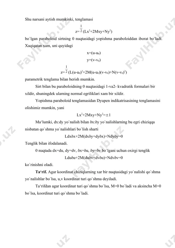 egrilik indikatrisasi. eyler formulasi qo`shma turlar - Page 4