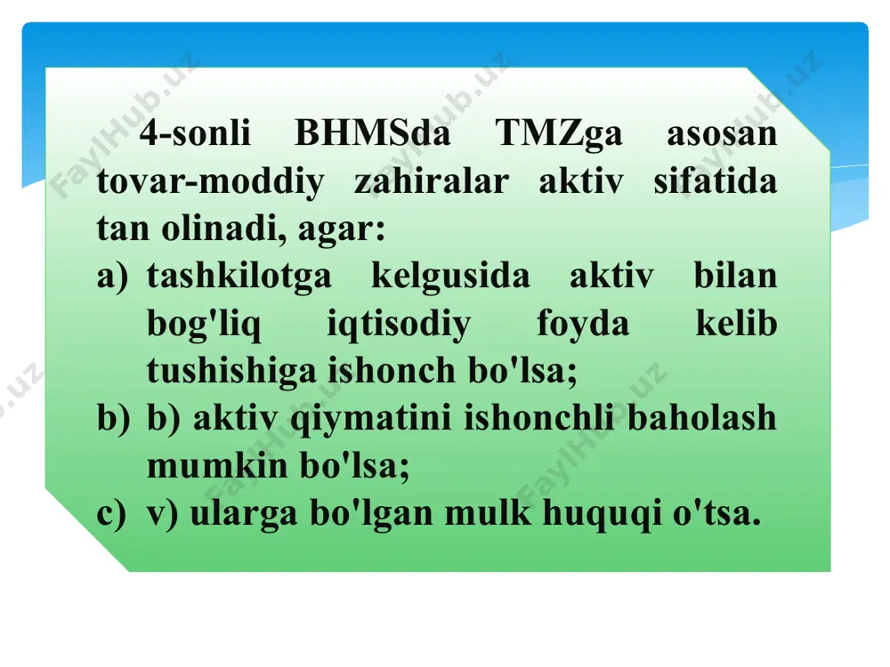 tovar-moddiy zaxiralar hisobi - Page 5
