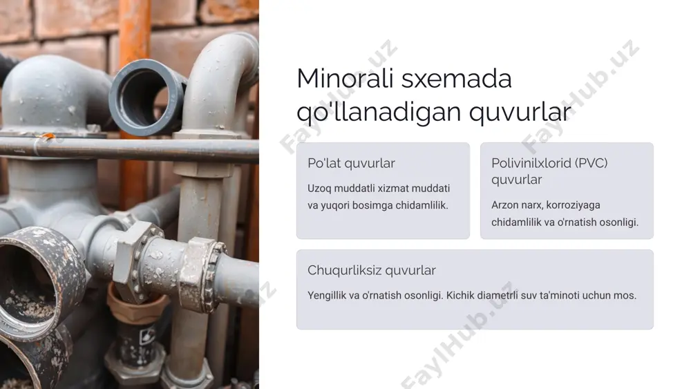 suv ta'minotida qo'llanadigan quvurlarni guruxlash - Page 4