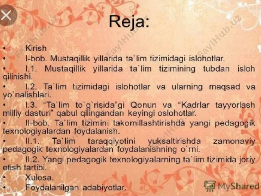 oliy ta'lim tizimida o'zgarishlar va islohotlar - Page 2