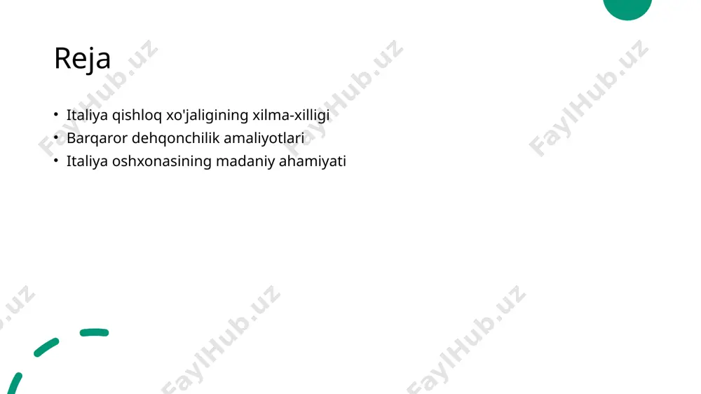 va urbanizatsiya jarayonlari natijasida qishloq xo'jaligiga bo'lgan talab keskin pasaydi. xx asrning o'rtalarida, italiya sanoat mamlakatiga aylanish jarayonini boshdan kechirdi. sanoatning o'sishi natijasida, qishloq xo'jaligida ishlovchilar soni keskin kamaydi. 2000-yilda qishloq xo'jaligi sohasidagi ishchilarning ulushi 3,8% gacha tushdi. bu o'zgarishlar, mamlakat iqtisodiyotining diversifikatsiyasini va sanoatga ko'proq yo'naltirilganligini ko'rsatadi. bugungi kunda italiya qishloq xo'jaligi bugungi kunda, italiya qishloq xo'jaligi hali ham muhim rol o'ynaydi, ammo iqtisodiyotda uning ulushi kamaygan. bu soha o'zining sifatli mahsulotlari bilan butun dunyoga tanilgan, ayniqsa, zaytun moyi, sharob va pishloq ishlab chiqarishda o'ziga xos o'rni bor. italiya shuningdek, organik mahsulotlar va ekologik qishloq xo'jaligi bo'yicha dunyo bo'yicha yetakchilar qatoriga kiradi. agriturismo (qishloq turizmi) ham o'sib bormoqda, bu qishloq xo'jaligi va turizmni birlashtirgan innovatsion soha sifatida italiya iqtisodiyotida o'ziga xos o'rin egallaydi. yaqin kelajakda qishloq xo'jaligi va sanoat bugungi kunda italiya qishloq xo'jaligi nafaqat o'sayotgan innovatsiyalar va ekologik yondashuvlar, balki yangi texnologiyalarni (masalan, vertikal fermalar, aqlli qishloq xo'jaligi …
