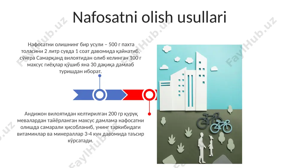 дан, фарғона водийси ва қорақалпоғистонда учрайди. ўзбекистоннинг бой биологик хилма-хиллиги туфайли 50 дан ортиқ турдаги ўсимлик нафосати, жумладан, ноёб доривор ўсимликлари бухоро вилояти ва тошкент шаҳри атрофида кенг тарқалган. kosmetologiyada nafosat o'zbekistonda ishlab chiqarilgan tabiiy nafosat mahsulotlari, masalan, 7 xil o'simlik ekstrakti asosida tayyorlangan kremlar, yuz terisini namlash va yoshlikni saqlashda samarali hisoblanadi. nafosat mahsulotlarining samaradorligi, tarkibidagi faol moddalar miqdori (masalan, 10% gialuron kislotasi) va qo'llanilish uslubiga bog'liq bo'lib, jahon sog'liqni saqlash tashkilotining tavsiyalariga muvofiq bo'lishi kerak. oziq-ovqat sanoatida nafosat toshkent shahridagi yirik oziq-ovqat korxonalarining 75% dan ortig'i xalqaro ifs va brc standartlariga muvofiq sertifikatlangan bo'lib, bu esa ularning mahsulotlarining nafosatini va xalqaro bozorlarda raqobatbardoshligini oshiradi. oziq-ovqat mahsulotlarining sifati va xavfsizligi bo'yicha o'zbekiston standartlari (o'zdst) 800 dan ortiq ko'rsatkichni o'z ichiga oladi, bu esa ishlab chiqaruvchilarga 2024 yilgacha mahsulotlarning xavfsizligi va sifatini ta'minlash uchun aniq me'yorlarni belgilaydi. nafosatning fizik xossalari nafosatning zichligi 2,7 g/sm³ atrofida bo'lib, bu kvarts yoki granit …