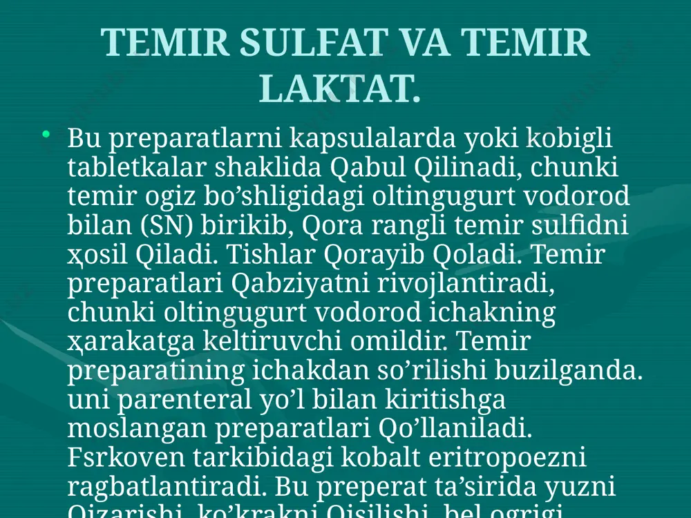qon hosil bo’lishiga ta’sir etuvchi vositalar - Page 4