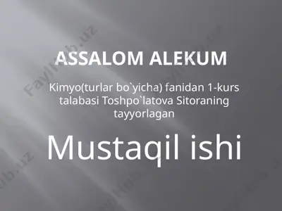 global ekologik muammolar — PPTX