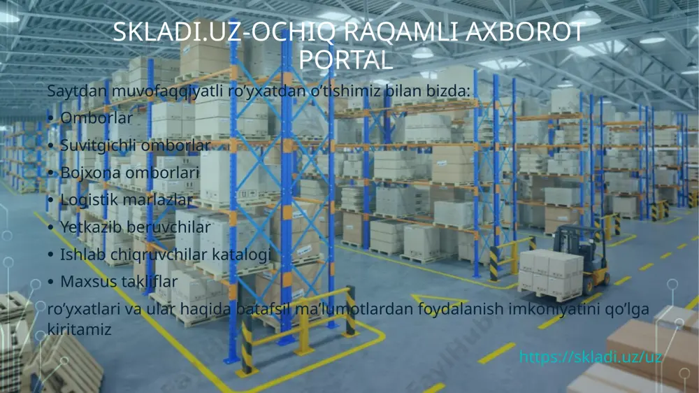 "o'zbekiston omborlari va logistika markazlari" - Page 5