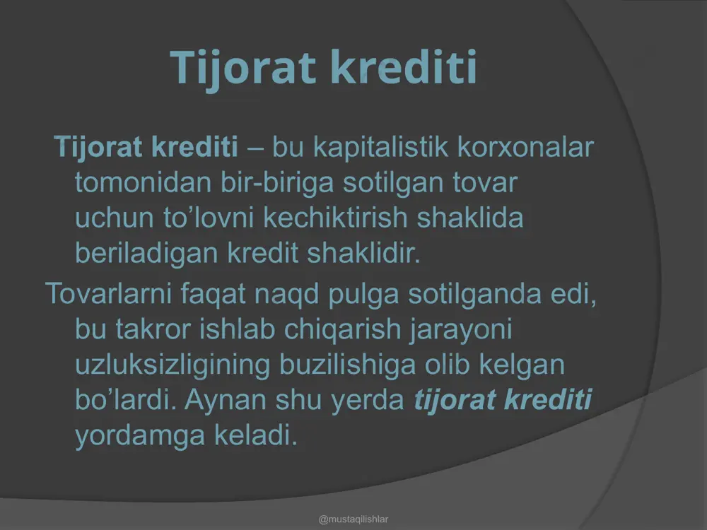 veksel asosida tovar krediti - Page 5