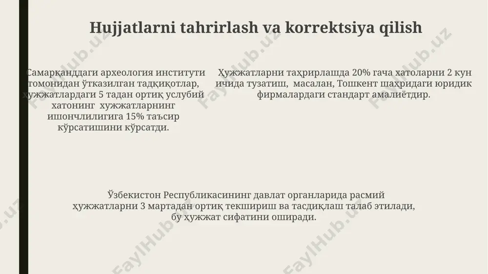 rasmiy hujjatlar yozish kònikmalarini rivojlantirish - Page 5