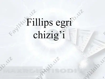 fillips egri chizig’i — PPT