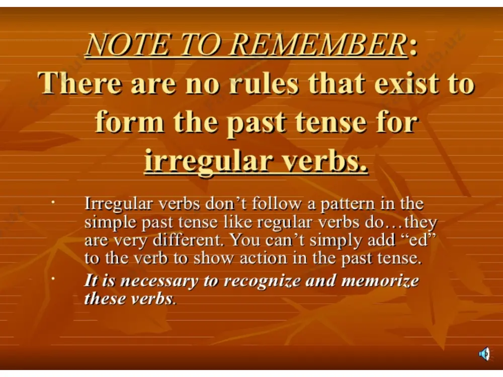 irregular verbs - Page 4