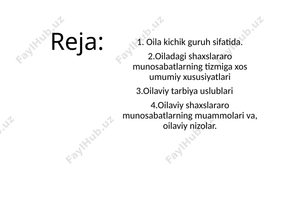 a olmaydilar, buning imkoni ham yo�q. oqibatda oilaviy hayot haqida turli taoila kichik guruh sifatida. boʻlajak er-xotinlarning tanishish shartlari nikoh oldi omillarining xarakterlilaridan yana biri yoshlarning tanishish shartlaridir. ular ham o�z navbatida turli-tumanlikka ega. kimdir o�qish, ish joyida, kimdir o�zi, kimdir biror-bir o�rtog�i, dugonasi, qarindoshi, kimdir sovchilar yordamida, kimdir ko�chada, jamoatchilik joylarida, transportda, turli marosimlar, to�ylar, kechalar, o�tirishlar va hokazo shartsharoitlarga ko�ra tanishishlari mumkin. albatta, bularning hammasida shu yoshlarning individual xususiyatlari, ma�naviyaxloqiy jihatlari, madaniyati, tarbiyasi, shu yoshlar yashagan hudud, undagi milliy urf-odatlar, an�analar, etnik xususiyatlar muhim ahamiyatga egadir. o�zbek oilasining etnik xususiyatlaridan kelib chiqqan holda yosh oilaning yuzaga kelish shartlari orasida keng tarqalganlaridan biri sovchilik tufayli oilalarning yuzaga kelishidir.chunki bizda deyarli barcha oilalarning yuzaga kelishi yigit tomonidan kelinnikiga sovchilar borishi bilan boshlanadi. bunda yoshlar bir-birlarini oldindan bilishlari, sevishlari, shunchaki uchrashib qolishi yoki sovchilar orqali qidirib kelin topishidan qat�i nazar albatta, kelinnikiga sovchilar borishi nikohning yuzaga kelishidagi etnik shart, rasm-rusum, urfodatlardan …