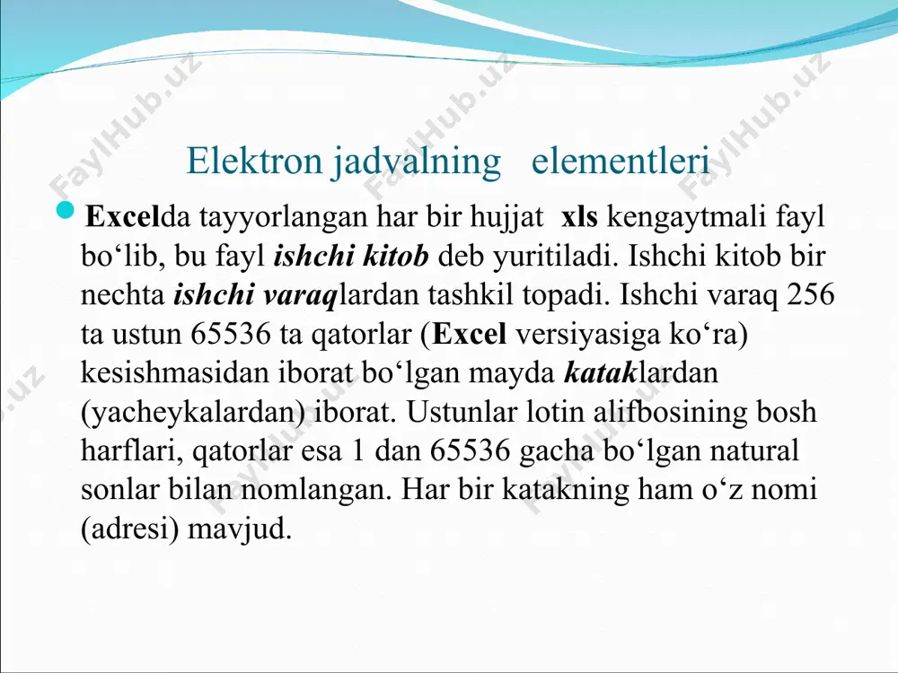 elektron jadvalning elementleri - Page 2