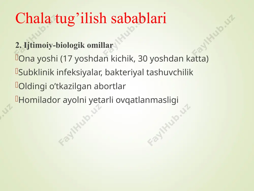 chala tug'ilgan chaqaloqlar - Page 5