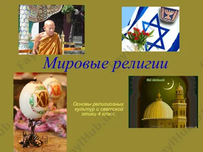 мировые религии — PPT