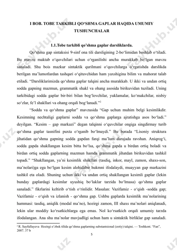 yuklamaga yaqin turadi: tursunoy goʻyo qalbi bilan ashulaga joʻr boʻlar edi. (a.mux.). kampirning yuzida goʻyo kulgiga oʻxshagan bir narsa aks etdi. (a.qah.). [3: b.fayzullayev, t.abdullayev, sh.haydarov “hozirgi o‘zbek adabiy tili”. jizzax-2007. 47 b] goʻyo yordamchisi qoʻshma gapda sodda gap qismlarini biriktiruvchi grammatik vositaning biri sifatida xizmat qiladi, ya’ni qoʻshma gapda sodda gapdagi vazifasidan farqli oʻlaroq, faqat yuklamagina emas, balki bogʻovchi- yuklama sanaladi: ertaga nikoh boʻladi, goʻyo men uning xotini. (oyb.) shunday baqirdiki, goʻyo butun xona larzaga kelgandek boʻldi. (a.qah.) bundan tashqari, oʻquvchilarga bogʻlangan qoʻshma gap qismlarini bogʻlashda xizmat qiladigan boʻlsa soʻzi yordamida gap tuzish vazifasi berilganda aksariyat oʻquvchilar, taxminan, maktabimizda tadbir boʻlsa, men ham qatnashaman koʻrinishidagi gaplarni tuzadilar. bunday gaplar qismlari shart mayli vositasida bogʻlangan ergash gapli qoʻshma gap sanalishini tushuntirish lozim boʻladi. ushbu holatda, agar boʻlsa soʻzi birinchi qismning oxirida kelsa, ergash gapli qoʻshma gap, agar boʻlsa soʻzi ikkinchi gapning tarkibida qiyoslanayotgan boʻlakdan soʻng kelsa, bunday gap bogʻlangan qoʻshma …