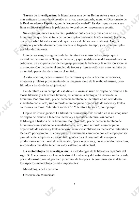ción de la realidad cotidiana. prestaban atención a los pequeños detalles de la vida diaria, las costumbres y los comportamientos de las personas. documentación: utilizaban una extensa documentación para describir fielmente los escenarios, las costumbres y los personajes. esto incluía la lectura de informes, la observación directa y la investigación en archivos y bibliotecas. descripciones precisas: la precisión en las descripciones era fundamental. los autores dedicaban mucho espacio a describir escenarios, interiores, vestimentas y detalles físicos de los personajes, creando una imagen vívida y precisa del entorno. personajes complejos y tipificados: los personajes eran construidos con una gran profundidad psicológica. representaban tipos sociales reconocibles, con una psicología compleja y evolutiva. los escritores analizaban los motivos y las circunstancias que determinaban el comportamiento de los personajes. narrador omnisciente: el narrador omnisciente era común, con la capacidad de conocer y explicar los pensamientos, sentimientos y motivaciones de todos los personajes, proporcionando una …