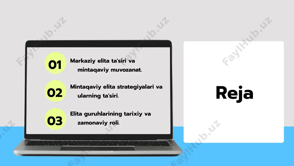 satiga ta'sir qiladi. 4 natijalar va ta'sirlar elitalar strategiyalari mamlakatning umumiy rivojlanishiga va barqarorligiga sezilarli ta'sir ko'rsatadi. kelajak istiqbollari markaziy va mintaqaviy elitalar o'rtasidagi kelishuv, kelajakda barqarorlik va hamkorlikni ta'minlaydi. hozirgi vaziyatni tahlil qilish va istiqbol uchun tavsiyalar zarur. boshqaruvdagi integratsiya va o'zaro ishonchni oshirish uchun chora-tadbirlar ishlab chiqilishi lozim. photo by austin distel on unsplash mintaqaviy elita strategiyalari 1 elita strategiyasi ta'rifi mintaqaviy elita strategiyasi, elita guruhlarining mintaqa doirasidagi maqsad va vazifalarini belgilashdir. 2 strategik maqsadlar bu strategiyalarning maqsadi mintaqaning barqarorligi va taraqqiyotini ta'minlash, resurslarni samarali boshqarishdir. 3 xususiyatlar va yondashuvlar mintaqaviy elitalar o'z xususiyatlariga ko'ra, o'ziga xos yondashuvlar va uslublarni qo'llaydilar. 4 global kontekstda o'rni mintaqaviy elitalar global siyosatda o'z o'rnini mustahkamlash va xalqaro hamkorlikni kuchaytirishga intiladilar. tahlil va baholash usullari mintaqaviy elita strategiyalarini tahlil qilish metodlari turlicha bo'lishi mumkin. asosiy usullardan biri - statistik ma'lumotlar va so'rovnomalar orqali ma'lumot to'plashdir. swot tahlili yordamida strategiyalarni kuchli va zaif …