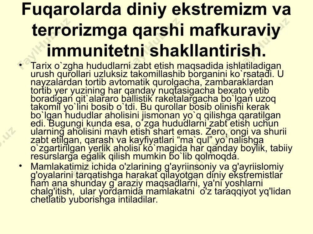 diniy ekstremizm va ularning faoliyati - Page 4