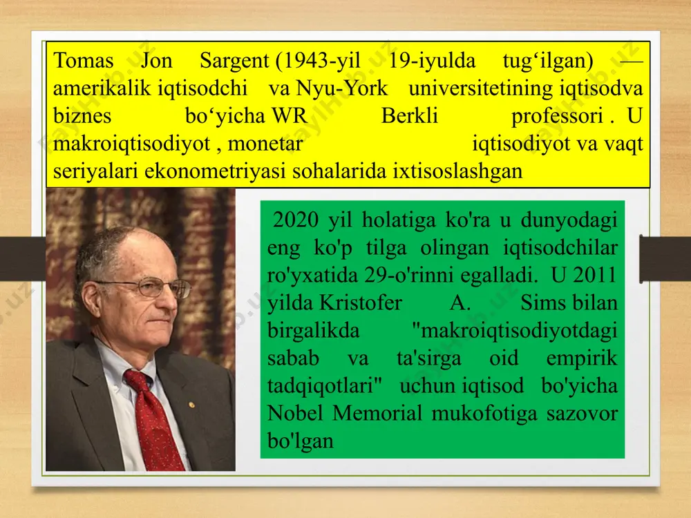 sargent makroiqtisodiyotda ratsional kutish inqilobining dastlabki va muhim hissasi bo'lgan, bu sohada uning bir vaqtlar hamkori bo'lgan kichik robert e. lukas 1995 yilda nobel mukofotiga sazovor bo'lgan. sargentning asosiy dastlabki hissalaridan biri, minnesota universiteti iqtisodchisi nil uolles "siyosat samarasizligi taklifi" edi - odamlarning hukumatning fiskal va pul-kredit siyosatidan umidlari hukumat amaldorlari uchun makroiqtisodiyotga o'zlari xohlagan tarzda ta'sir qilishni qiyinlashtiradi, degan g'oya. agar odamlar, masalan, ishsizlik ko'tarilganda, federal zaxira tizimiga pul taklifini ko'paytirishga o'rganib qolishsa, ular yuqori inflyatsiyani kutishadi va shu bilan o'zlarining ish haqi talablarini o'zgartiradilar. shu sababli, fed yanada yumshoq pul-kredit siyosati bilan erishmoqchi bo'lgan ishsizlik darajasi past bo'lmaydi. sargent aslida juda ekumenik. 2010-yilda bergan intervyusida 1 sargent chap qanot iqtisodchilar jozef stiglits va jeffri sakslarning maqolalarini maqtadi. stiglitz va saks, uning ta'kidlashicha, 2009 yilgi prezident obamaning davlat-xususiy investitsiya dasturi doirasida zaharli aktivlarning "bo'lajak xaridorlarga beriladigan mukofotlarni hisoblash uchun oqilona taxminlar hisobini amalga oshirdi". soliq to'lovchining mablag'larini zaharli aktivlar …