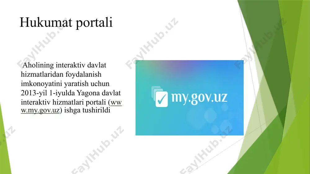 hukumat portali (my.gov.uz) elektron tijorat. elektron raqamli imzo - Page 4