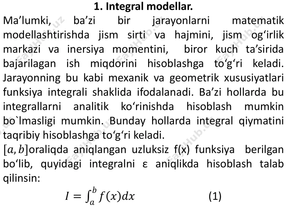 integral va differensial modellar - Page 3