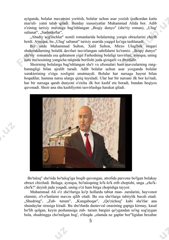 'rini teshib o'tgan yomg'irga, keyin yomg'ir ipiga osilib yerga tushib, uni shimib olgan yerga, yerni teshib chiqqan maysaga, uni bosib keta olgan otga va nihoyat uni minib olgan odamga keladi... shoir adolat qidirib yurgan ninachi sarguzashtini juda jonli va qiziqarli tasvirlaydi, o'qiganda tabiat manzaralari o'quvchi ko'z o'ngidan bir-bir o'tadi. „uch oltin g'isht" afsonasini shoir o'z otasidan eshitgan. voqea juda qiziq va ibratli. uch aka-uka — to'ng'ich, o'rtan- cha, kenja uzoq safarga chiqishib uchta oltin g'isht topib oladilar. har biriga bittadan g'isht to'g'ri keladi. biroq nafs tuzog'iga tushgan to'ng'ich bilan o'rtancha fitna uyushtirib, kenjani o'ldirmoqchi bo'ladilar va uni ovqat olib kelishga yuboradilar. kenja ovqat olib kelib dasturxonga qo'yayotganda, boshiga g'isht bilan urib o'ldiradilar. keyin xursand bo'lib, ovqat yeyishga tutinadilar. va shu zahotiyoq til tortmay o'la- dilar, chunki kenja uchta g'ishtning hammasini o'ziga olmoq- chi bo'lib, akalari ovqatiga pinhona zahar qo'shgan edi... shoir bu afsonasida inoqlik, hamjihatlikni ulug'laydi, ochko'zlik, nafsga berilishni qoralaydi. …