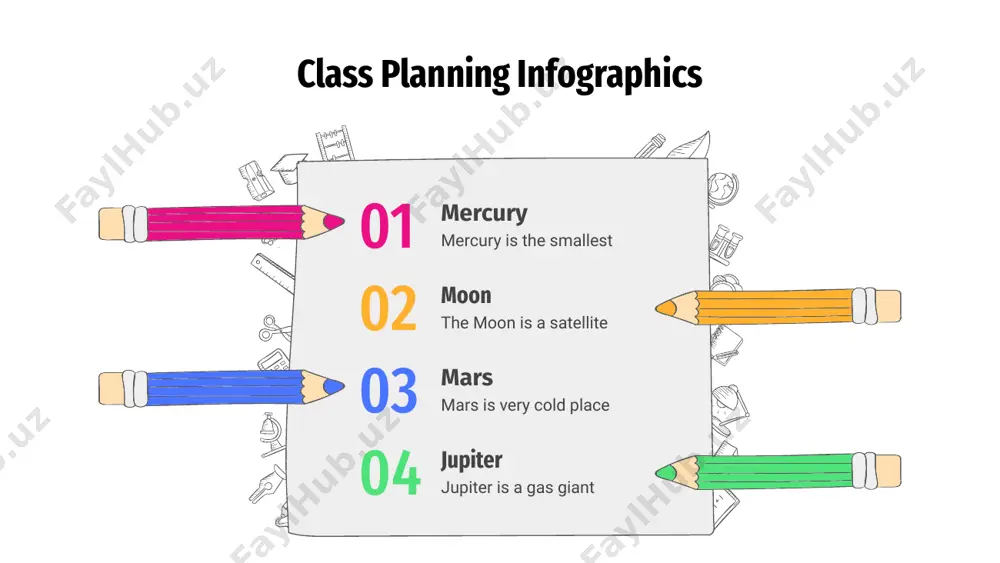 technology art pe technology physics chemistry science art pe art math music technology music science spanish history class planning infographics monday tuesday wednesday thursday friday 08:00 - 10:00 math physics chemistry history spanish 10:15 - 11:30 science math economics technology art 11:45 - 13:30 pe technology physics chemistry science 13:35 - 15:00 art pe art math music class planning infographics monday tuesday wednesday thursday friday math physics chemistry history spanish science math economics technology art pe technology physics chemistry science art pe art math music technology music science spanish history instructions for use in order to use this template, you must credit slidesgo and freepik in your final presentation and include links to both websites. you are allowed to: - modify this template. - use it for both personal and commercial projects. you are not allowed to: - sublicense, sell or rent any of slidesgo content (or a modified version …