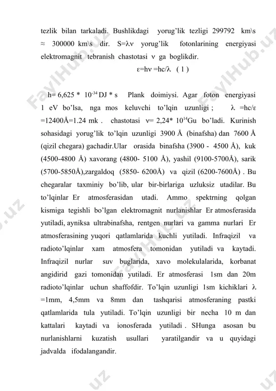 opi diametri 3,8 m mauka – kea gavana orollarida. o’rnatilgan. shimoliy kavkazga teleskop-reflektor urnatilgan bo’lib, uning kuzgusini diametri 6 metr, uning qalinligi 65 sm, og’irligi 40 t, fokus masofasi 24m, u o’rnatilgan minoraning diametri 44m bo’lib, uni o’rnatilgan asbobning umumiy massasi 850 t dan oshadi. teleskopning tubusi vertikal uk atrofida aylana oladi. ikkinchi urindagi teleskop 1949 yilda palomar togiga (aksh ) urnatilgan bo’lib, uning diametri 5m , massasi 13t, trubasining uzunligi 17m, ogirligi 140 t. chilidagi kitt – pik (1973) va serro – tololo observatoriyasiga diametri 3 ,8 va 3,9 m amerika teleskoplari urnatilgan shuningdek la silla (chili )da 3,6 metrli reflektor jankbiy evropa abservatoriyasiga, mauna kea togiga kanada –fin – gavay 3,6 metrli teleskopi urnatilgan . bunday teleskoplar ispaniyada, germaniyada, mavjuddir. krim astrofizik abservatoriyasi armanistonda byurikan astrofizika abservatoriyasi va uzbekistonda xam mavjudir. radioteleskoplar jodrell benk (angliyada ) urnatilgan bo’lib, uning diametri 76m va massasi 750 tonnadir .ikkinchi sidne ( …