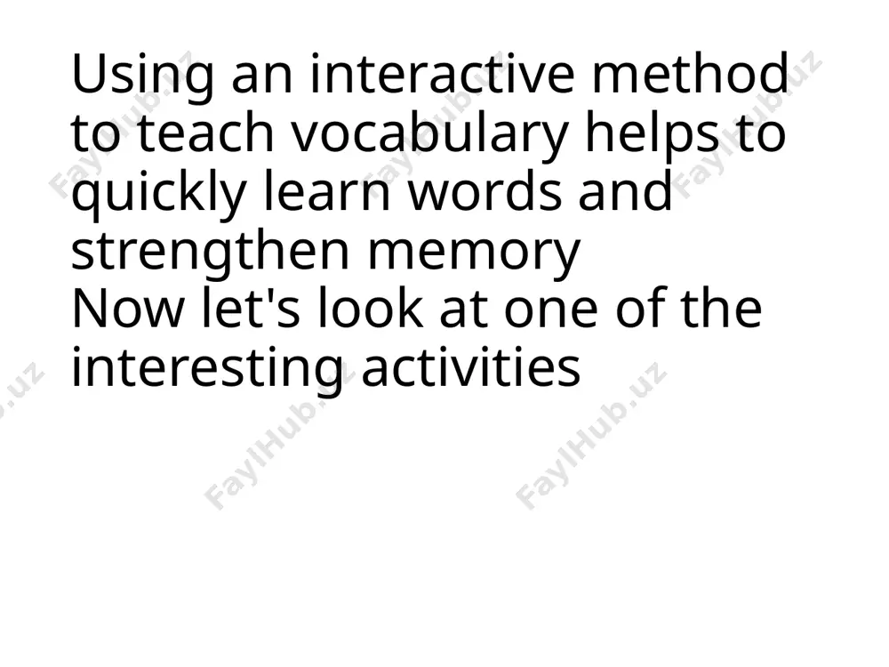 using interactive methods of teaching foreign languages to teach vocabulary - Page 5
