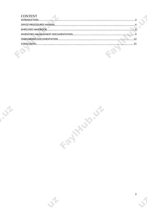 ffice management office procedures manual creating an office procedures manual is a crucial task for an office manager as it serves as a comprehensive reference guide for employees, detailing the standard operating procedures (sops) and protocols within the office environment. here's a more detailed breakdown of what this manual may include: introduction: begin the manual with an introduction that outlines its purpose, scope, and importance. explain how it serves as a resource for employees to understand and adhere to office procedures consistently. office policies: document all office policies, including those related to attendance, punctuality, dress code, confidentiality, security, and safety. clearly outline expectations for behavior and conduct in the workplace. communication protocols: detail communication protocols within the office, including guidelines for email etiquette, phone usage, and interdepartmental communication. include information on how to schedule meetings, book conference rooms, and handle incoming and outgoing mail. administrative procedures: outline administrative procedures such …