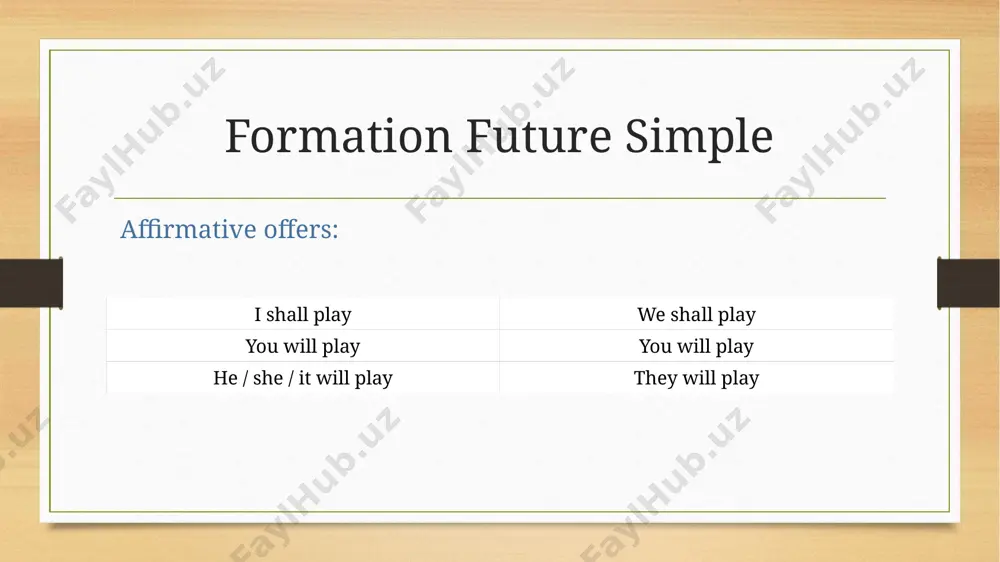 presentation on the theme: “future simple” - Page 3