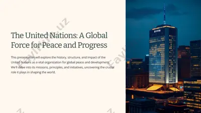 the united nations: a global force for peace and progress — PPTX