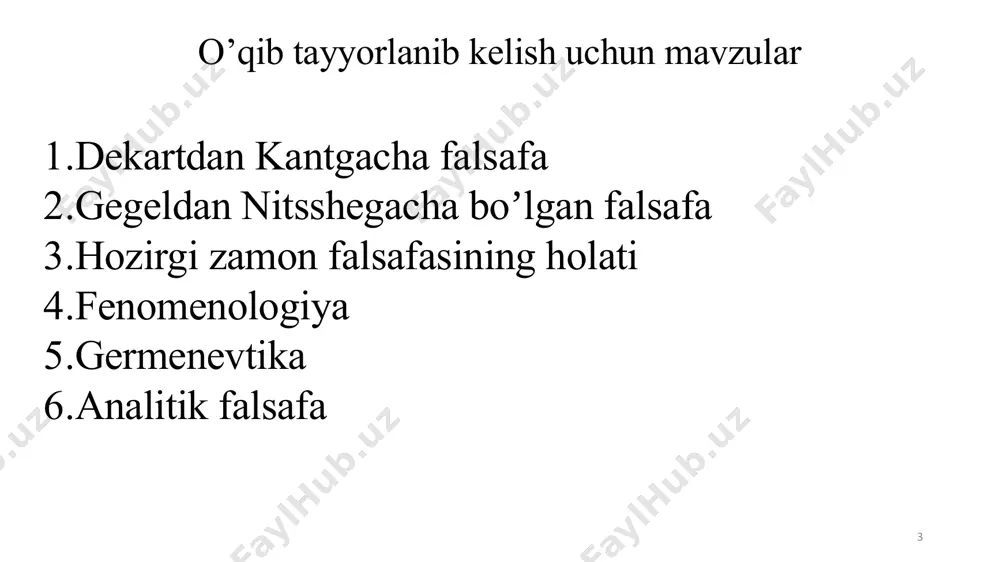 hozirgi zamon falsafasi taqdimoti - Page 3