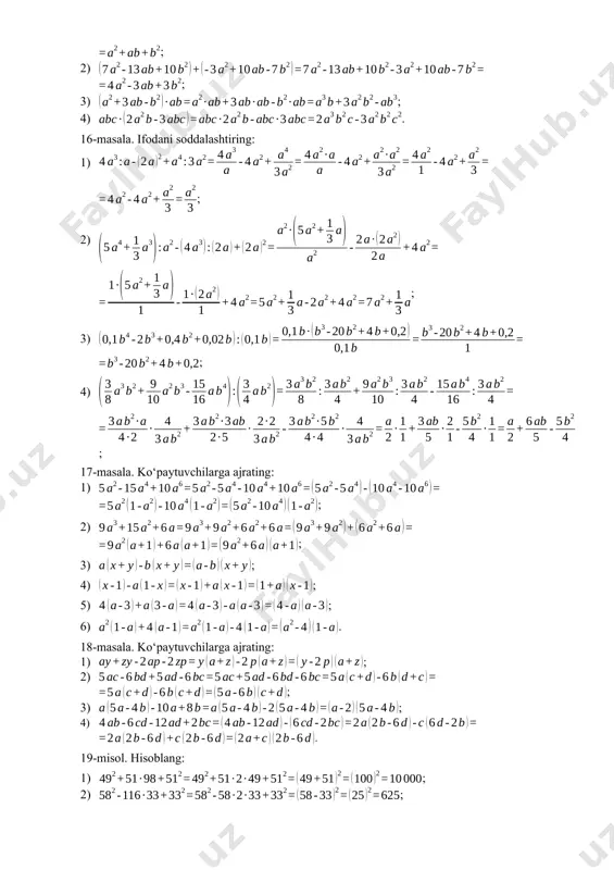 algebra darsi ma'lumotlar bazasi - Page 5