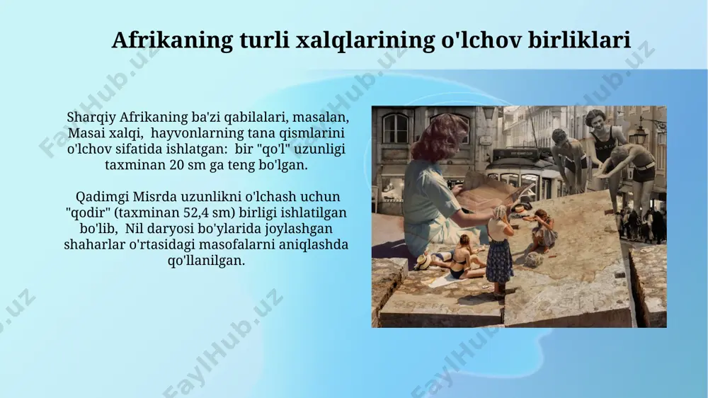miqdorlarning qadimiy va turli xalqlarga oid nostandart oʻlchov birliklari - Page 4