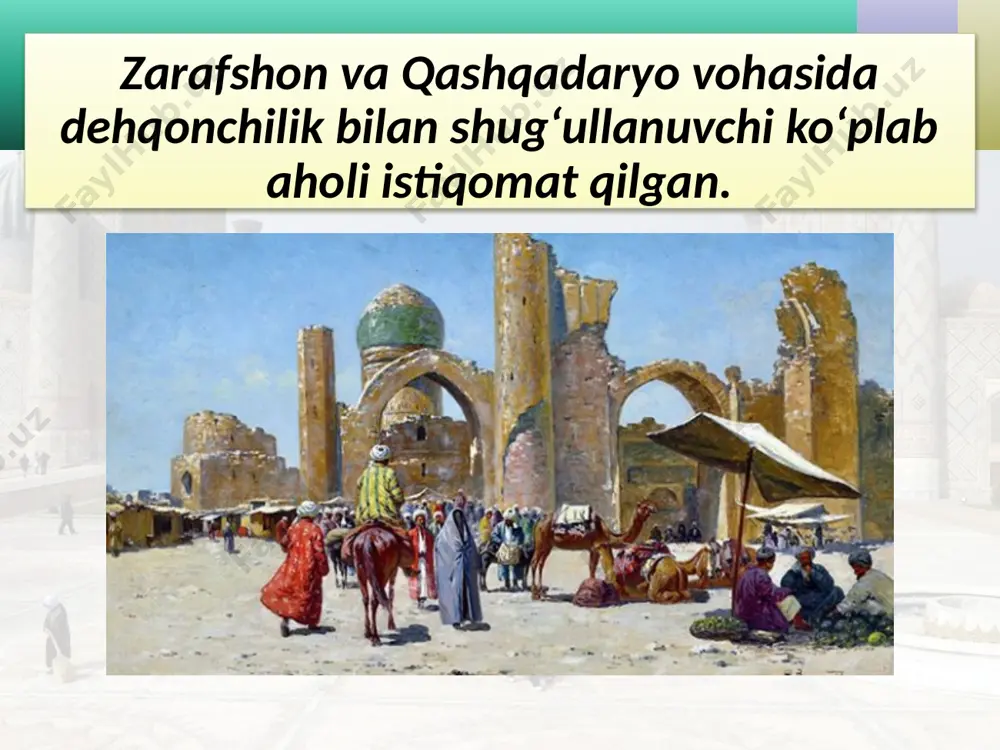 o‘zbekiston hududidagi ilk davlatlar. 6- sinf - Page 3