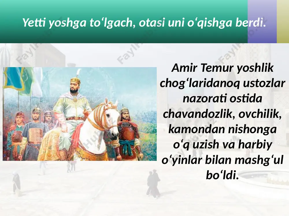 sohibqiron amir temur. 5 - sinf - Page 5
