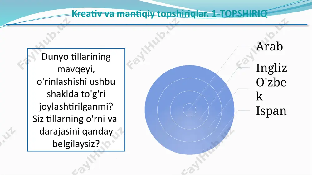 dunyo tillari va o'zbek tili.o’qib tushunish - Page 4