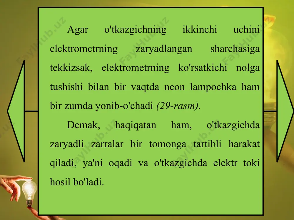 elektr toki haqida tushuncha 8 - sinf - Page 5