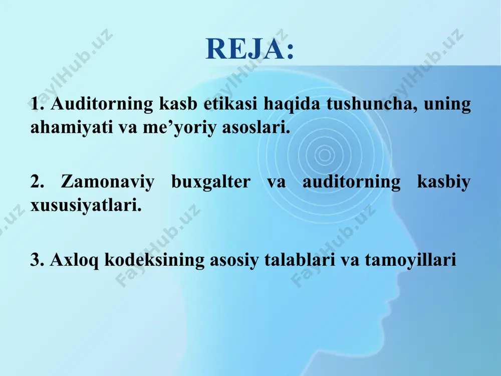 qiy munosabati mezoni natijasida yuzaga keladi. ko’pgina kasblar ushbu kasb egalariga jamiyat oldida yuqori majburiyat yuklaydilar. shu munosabat bilan, etika kodeksi turli xil kasbiy suiiste’molliklarning va buzilishlarning oldini olish uchun qo’shimcha vosita bo’lib hisoblanadi. buxgalteriya axloq kodeksining asosiy qoidalari quyidagilar qabul qilingan buxgalter, lavozimni egallashdan oldin, diqqat bilan (avvalgi buxgalter ishini o’rganish) kerak agar avvalgi buxgalterendi ishlamasa, yozma so’rov bilan murojaat qilishingiz kerak. kasbiy burch sizni ushbu so’rovga to’liq javob berishga majbur qiladi agar ish beruvchi amaldagi qonunchilikni buzgan yoki buzishi mumkin bo’lgan ishlarni dastlabki ko’rib chiqishdan kelib chiqqan bo’lsa, buxgalter taklifni (ishni) rad etishi kerak) buxgalter ma’muriyatdan nima qilayotganini bilish va tushunishni talab qilmasligi kerak buxgalter o’zini rag’batlantirishni talab qila olmaydi ish beruvchining foydasi bosh buxgalter uchun ulushni o’z ichiga olmasligi mumkin, ya’ni buxgalter o’zi echib olgan moliyaviy natijalar uchun bonus yoki qo’shimcha to’lovni olmasligi mumkin buxgalter ish beruvchiga o’z jinoyatining izlarini qanday sodir etish va yashirishni maslahat bermasligi …
