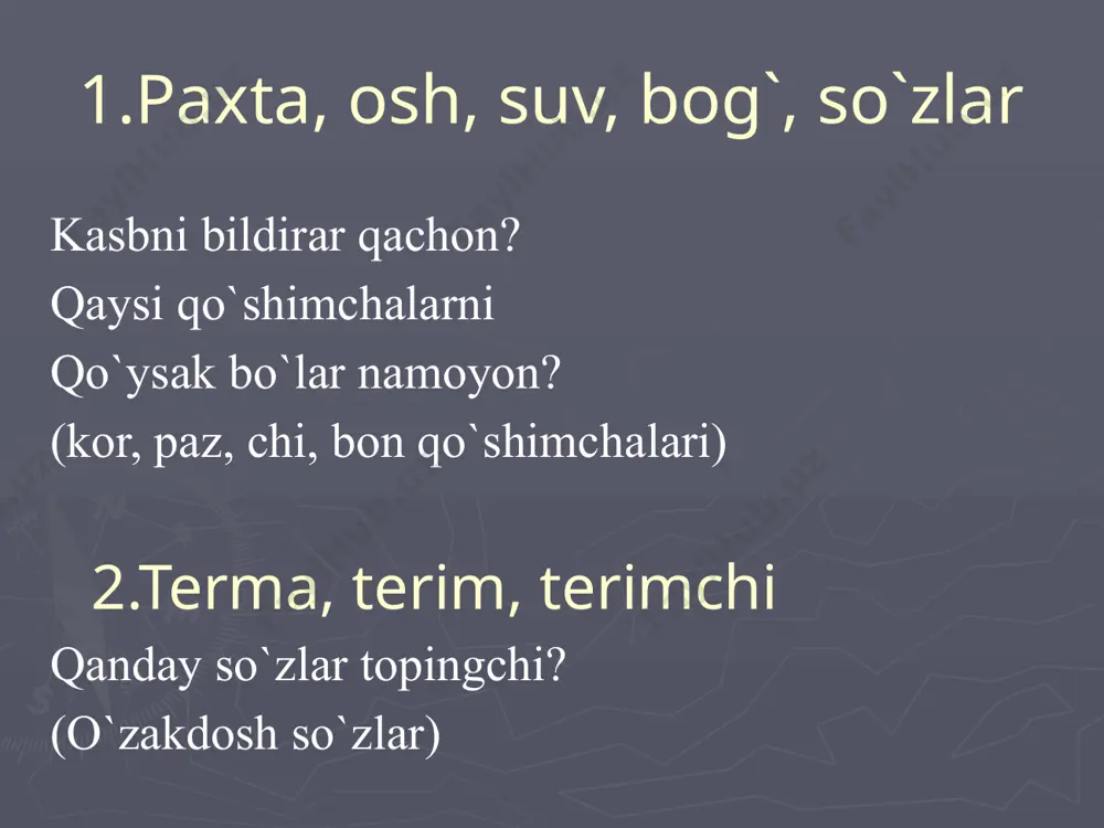 so`z turkumlari dars ishlanma 2 - Page 5
