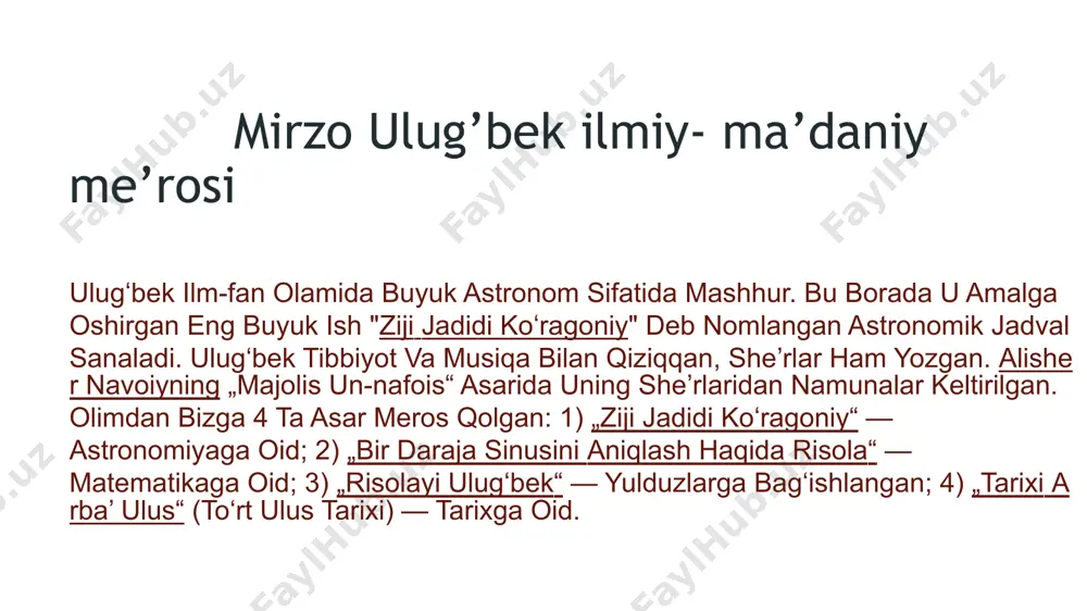 mirzo ulug’bek tarixi - Page 4