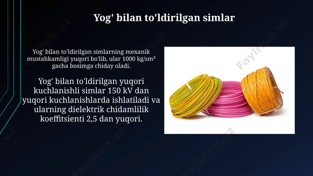 yuqori kuchlanish kabellarining turlari - Page 3