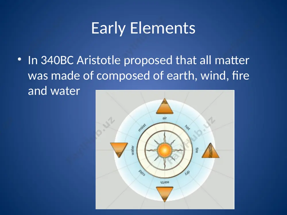 backed this up with experimental findings daltons key ideas all matter consists of individual atoms atoms of a particular element are identical in size, weight and properties atoms of each element have a unique weight atoms are neither created or destroyed in reactions (what do you think about this?) compounds are formed from the combinations of the atoms of two or more elements the proportions and kind of elements is fixed in a given compound atoms combine in simple numerical ratios the most stable compounds of two elements contain the atoms in a one to one ratio. daltons key ideas contd.. gave hydrogen the relative atomic ‘weight’ of 1 unit, and compared other elements to this how would he do this?? jons berzelius gave the elements their various symbols synthesized many compounds isolated and purified many of the common elements calculated accurate relative atomic masses (published this in 1828) dmitri …