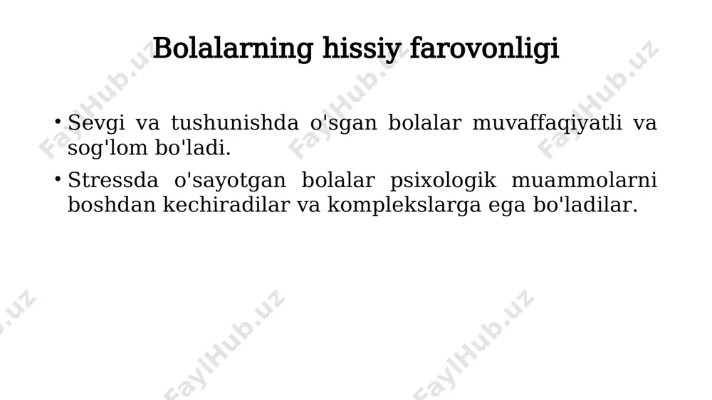 iy ozodlik ob'ekti sifatida bolalar uchun bu yanada shikastli holat, chunki ota-onalar bolani tarbiyalayotgan qiyofasini yaratib, bir-birlarini tarbiyalashga, bolaga ko'rsatishga harakat qilishadi. murosasizlik, maksimalizm, ishonchsizlik, ta'sir qilish jismoniy jazo, ya'ni ular ongsiz ravishda turmush o'rtog'iga sochishni xohlaydigan hamma narsa. bola oilaviy nizolarni hal qilish vositasi sifatida "siz kimni ko'proq yaxshi ko'rasiz: men yoki dadam (onam)?" bunday xatti-harakatlar xudbinlik va ikkiyuzlamachilikka turtki bo'ladi, chunki bola tezda mojarodan foydalanishni o'rganadi. shu bilan birga, bolada ruxsat berish tuyg'usi paydo bo'ladi, masalan, otasi nima taqiqlaydi, onasi ruxsat beradi va aksincha. tez-tez to'qnashuvlar muhitida o'sayotgan bola xavfsizlik hissini yo'qotadi yurakka qo'l ko'rsat, biz qanchalik tez-tez g'azab issiqligida o'zimizni nazorat qilamiz? janjal avjida, onasi va dadam hissiyotlarda, bu bolaga bog'liq emas. xo'sh, qanday qilib janjallaringiz bilan bolaga zarar bermaslik kerak? boshlash uchun, ularning sevimli bolasiga qanday zarar etkazishini tushuning. va u juda katta! bolaning tez-tez kasallanishi ota-onalar uchun oiladagi muhit haqida o'ylash uchun imkoniyatdir. mojarolarsiz oilalar …