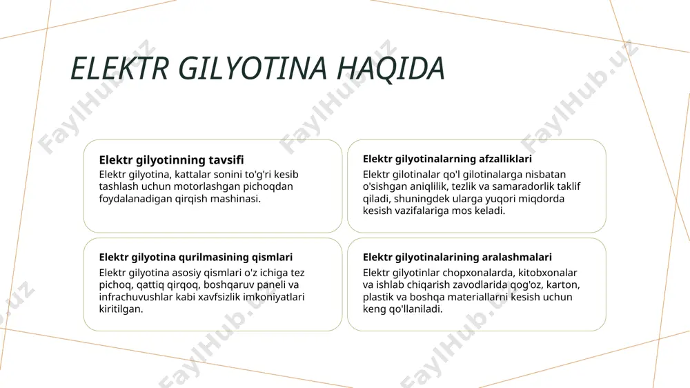 ta'minlaydi. elektr gillotinning simlari 1 elektr sxema qurilmasining qismlari elektr sxema quvvat ta'minoti, motor, boshqaruv paneli va xavfsizlik tizimlari kabi qurilmalarini o'z ichiga oladi. 2 elektr ulanishlari va ta'mirlash sxemasi diagramma elektr gilotina tizimining elektrik bog'lanishlarini, simlarini o'lchamlarini va ta'mirlash sxemalarini ko'rsatadi. 3 xavfsizlik xususiyatlari va kechiktirishni to'xtatish elektr sxemasi elektr sxema, ta'qiqlovchi xavfsizlik xususiyatlarni belgilaydi, shu jumladan, kechiktirishni to'xtatish devori va tizimda sodir bo'lishini oldini olish uchun interlokklar. gilotina zanjirida avtomatlashtirishni integratsiyalash 1 gilyotina elektr sxemasi avtomatlashtirilishi gilyotina sxemasi ichidagi avtomatlashtirish, aniqligi va samaradorlikni ta'minlaydi, qo'llab-quvvatlashni kamaytiradi. 2 sensor texnologiyasi amalga oshirilishi sensor texnologiyasini qo'llab-quvvatlash orqali, gilyotina sxemasi materialning qalinligini aniqlay oladi va kesish parametrlarini moslashtirib, doimiy va aniq natijalarni ta'minlaydi. 3 masofaviy monitoring va boshqarish avtomatlashtirish bilan, gilotina elektr sxemasi masofadan monitoring qilinib boshqarilishi mumkin bo'ladi, bu operatorlarga kesish jarayonini masofadan boshqarish uchun oshkora va xavfsizlikni oshiradi. gilyotina uchun turli xil elektr sxemalarni taqqoslash yagona fazali elektrik sxemasi …