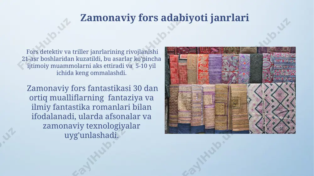 fors adabiyotida janr xilma xilligi - Page 4